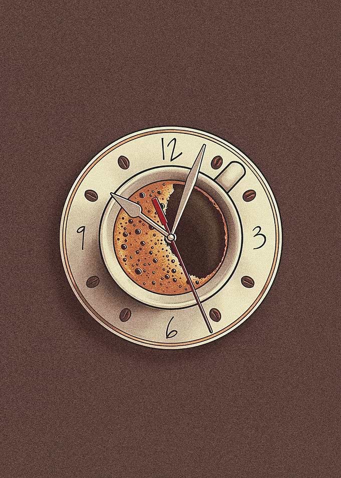 Coffee Cup Clock