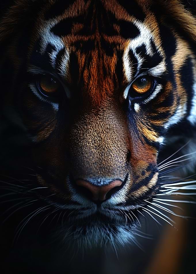 Close-up of a Tiger's Face