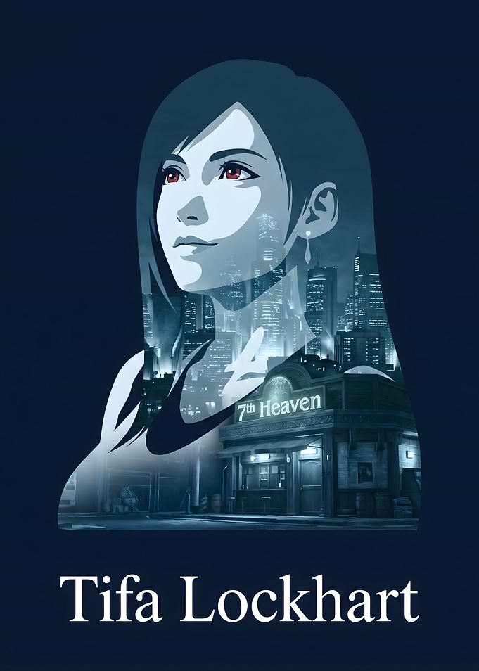 Final Fantasy Tifa Lockhart with 7th Heaven Bar