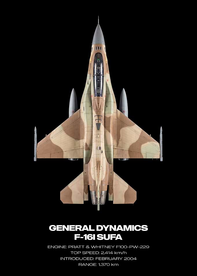 General Dynamics F-16I SUFA Jet