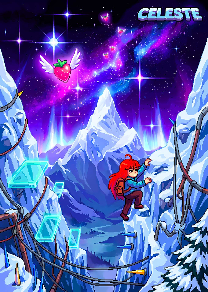 Celeste Video Game Art