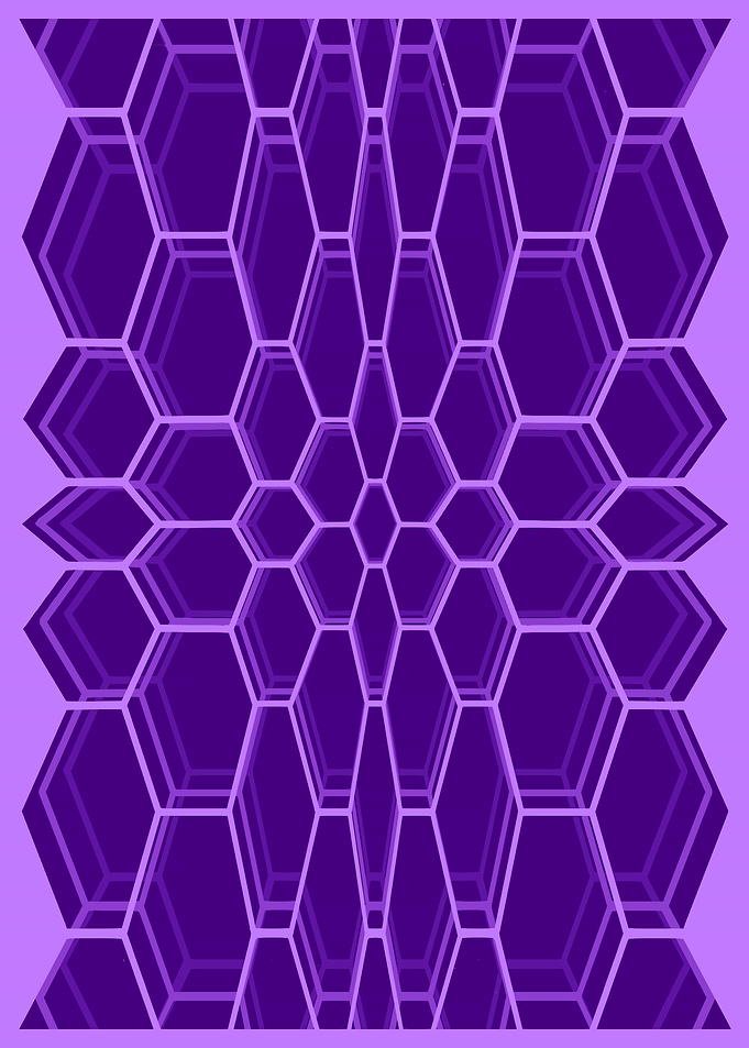 Abstract Hexagonal Pattern