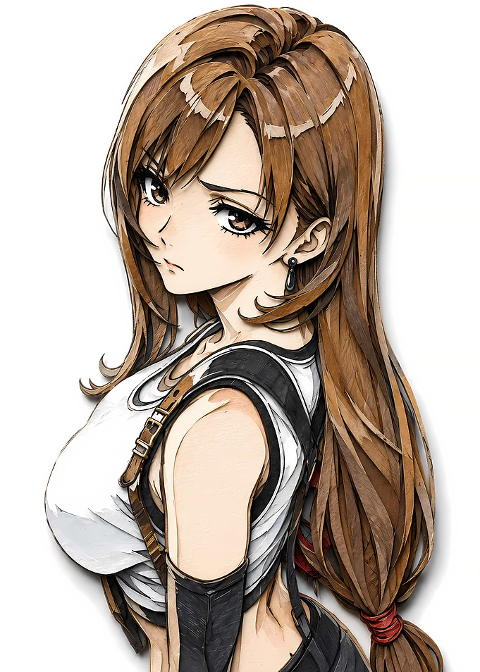 Tifa Lockhart Anime Art