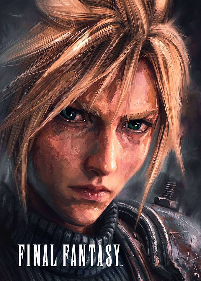 Cloud Strife Final Fantasy VII Portrait