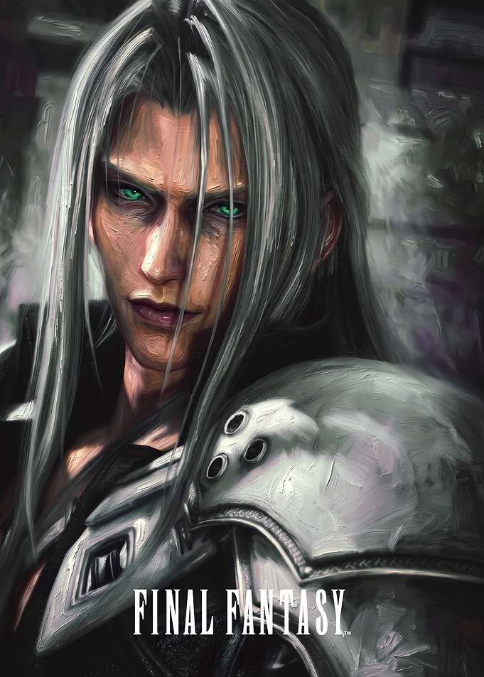 Sephiroth Final Fantasy Portrait