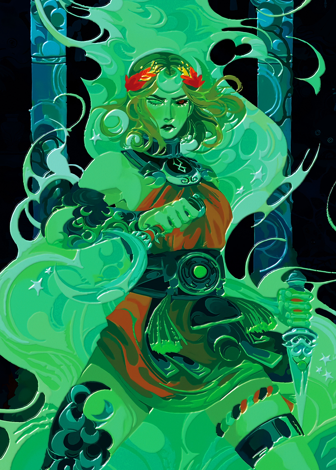 Hades Persephone Green Aura