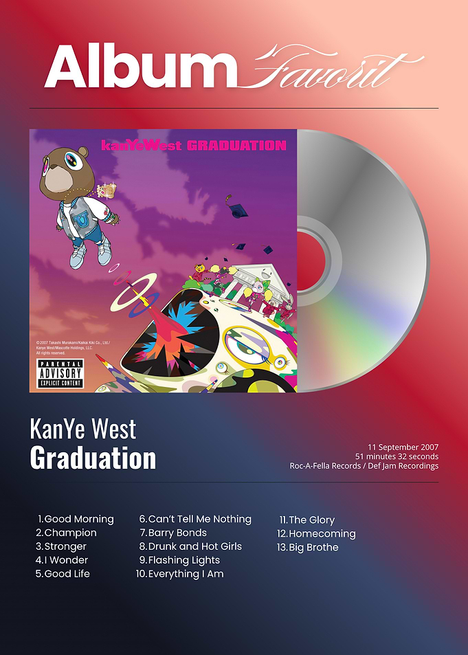 Kanye West Graduation Album Cover