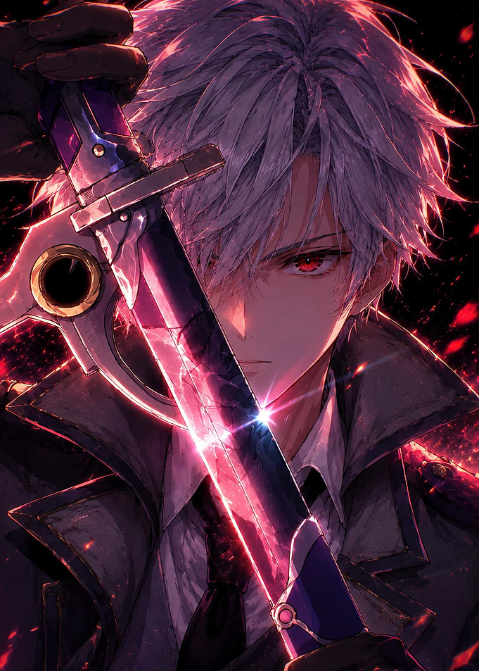 man with sword