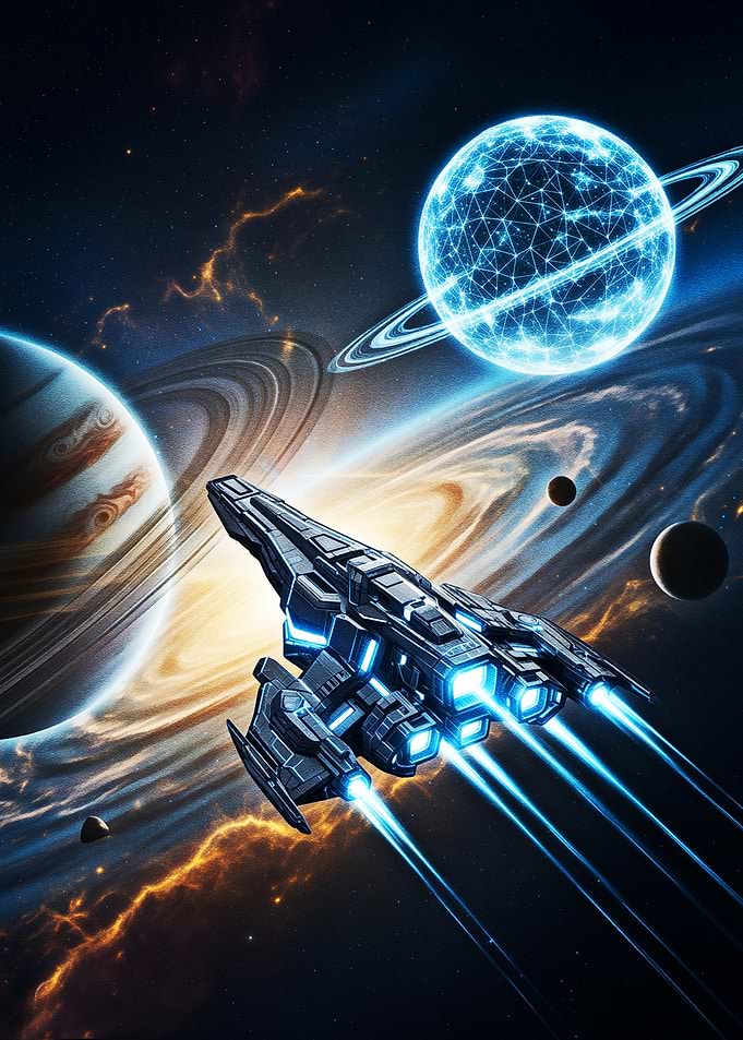 Galactic Quantum Voyager