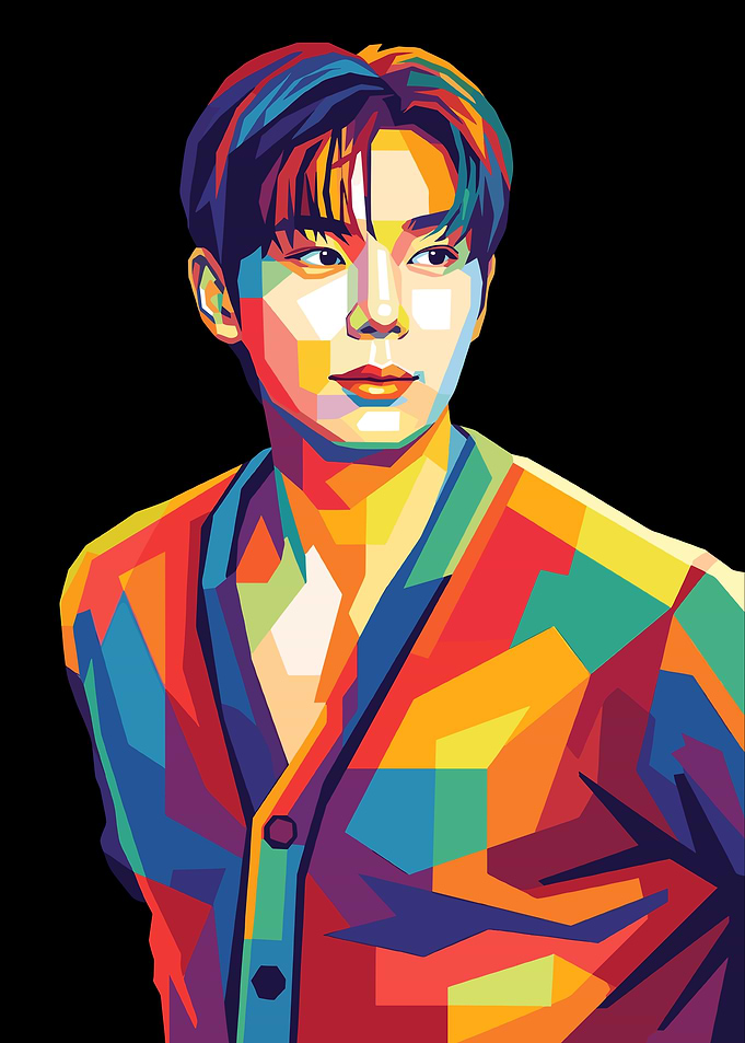 Lee Chaemin Pop Art Potrait