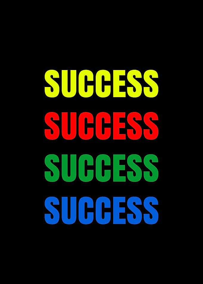 Success in multiple colors