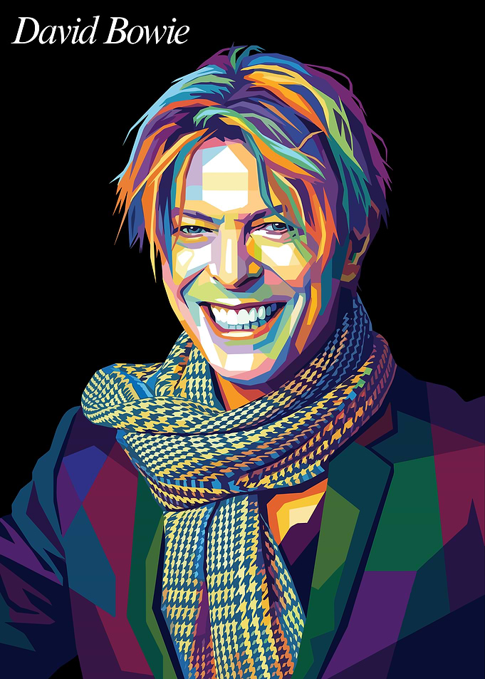 David Bowie Pop Art Portrait