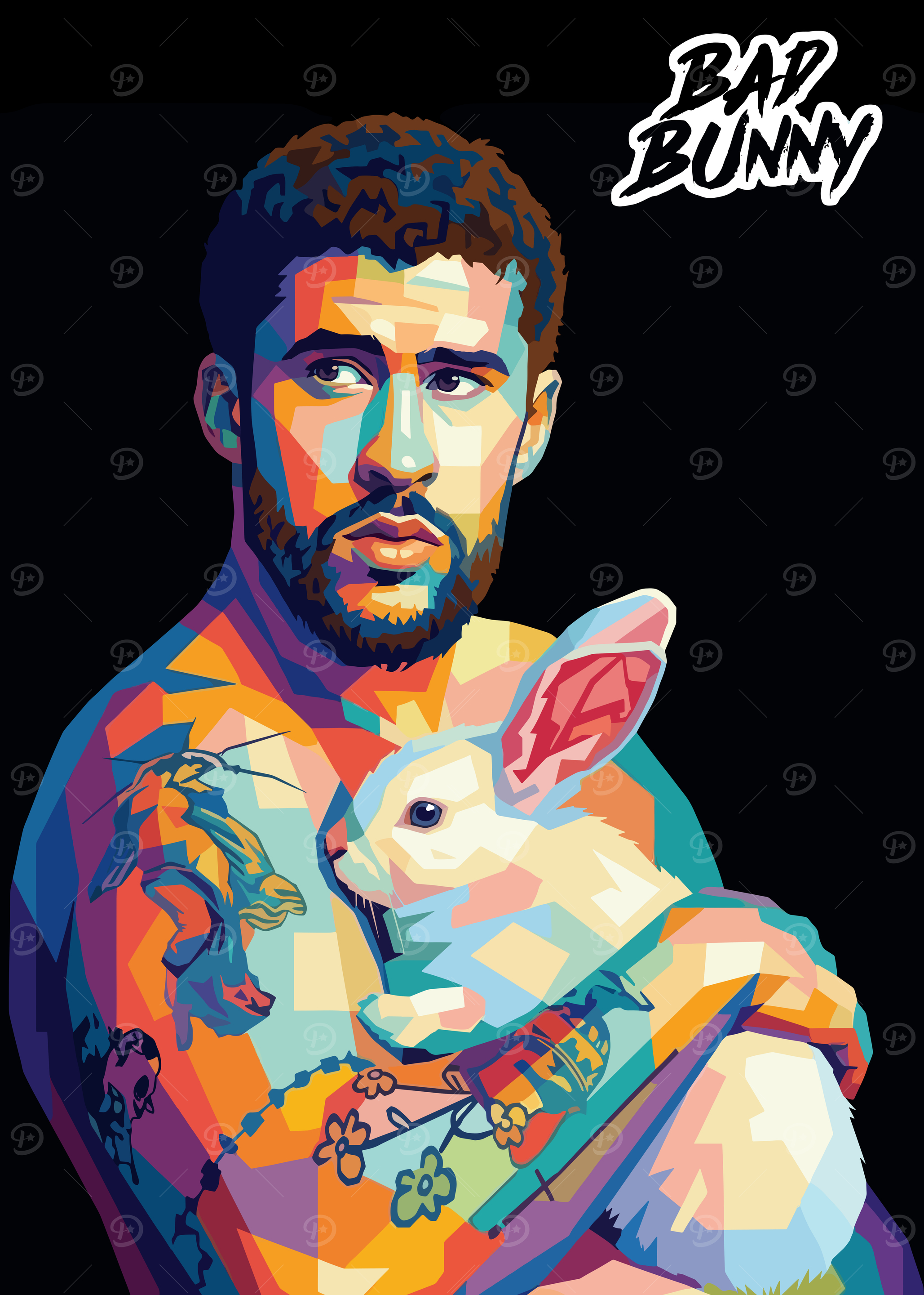 Bad bunny Posters Online - Shop Unique Metal Prints, Pictures
