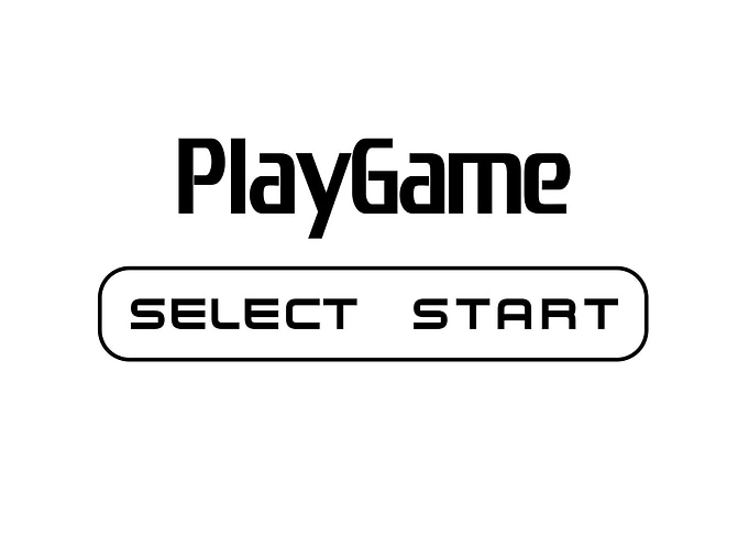 PlayGame Select Start