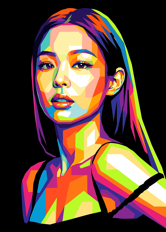 Kim Jennie Of Blackpink Pop Art