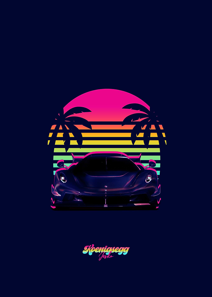 Retro Koenigsegg Jesko