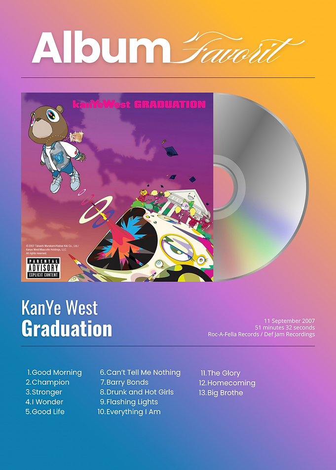 Kanye West Graduation Album Cover