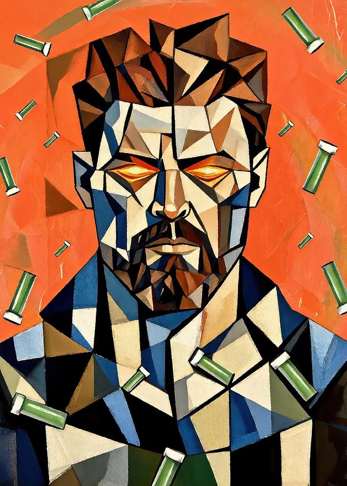 The Geometric Portrait with Pills