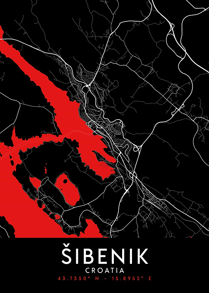 Sibenik Dark Map