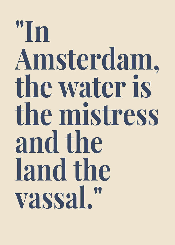 Amsterdam quote text art