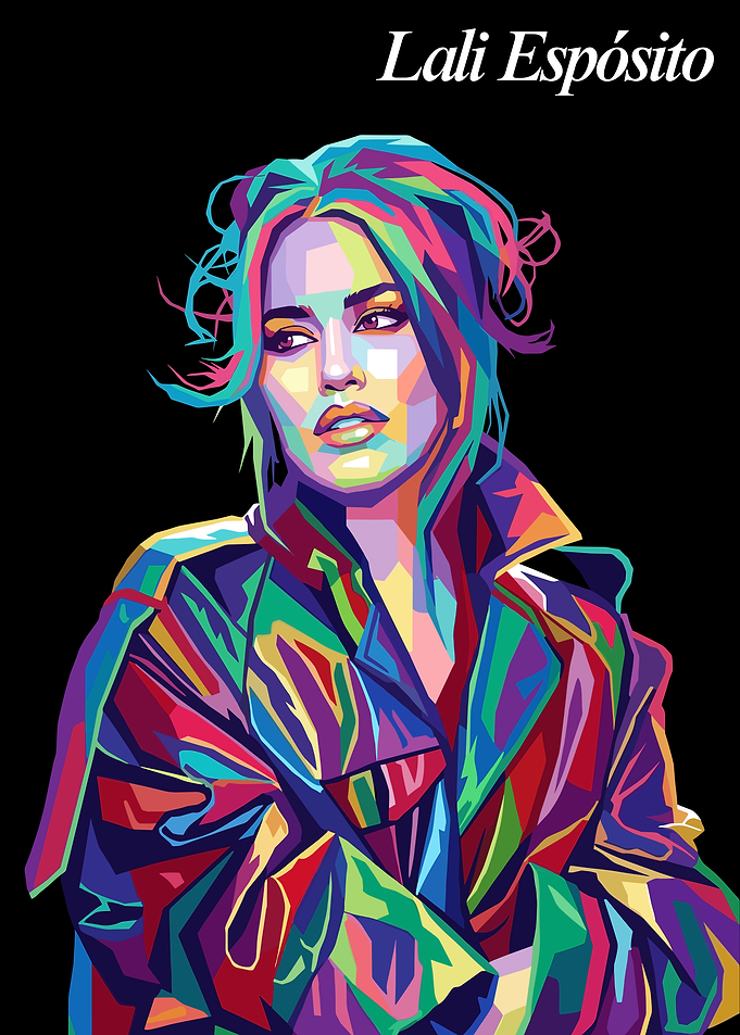 Lali Esposito Pop Art Portrait