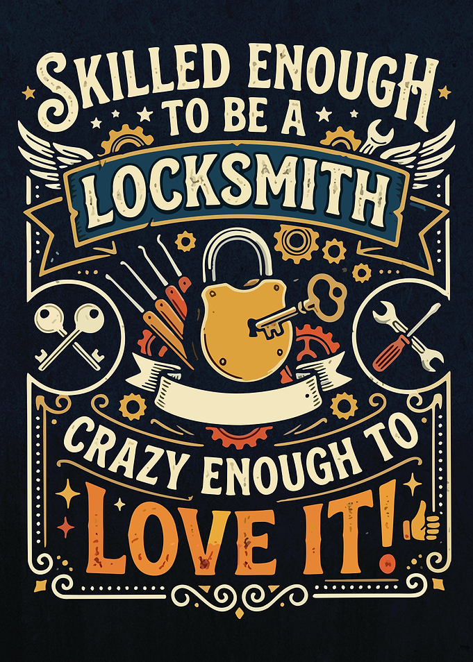 Skilled Locksmith quote, funny locksmith joke