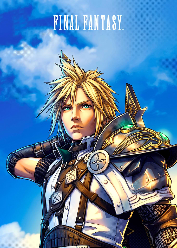 Cloud Strife Final Fantasy Artwork