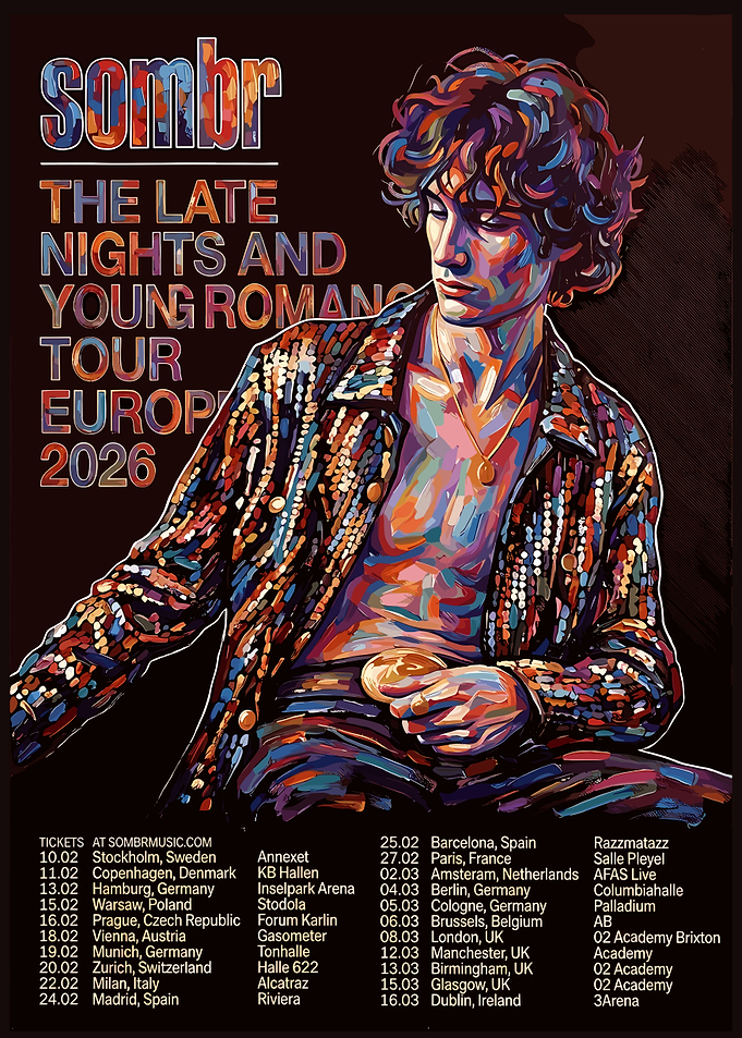 Sombr Tour Poster