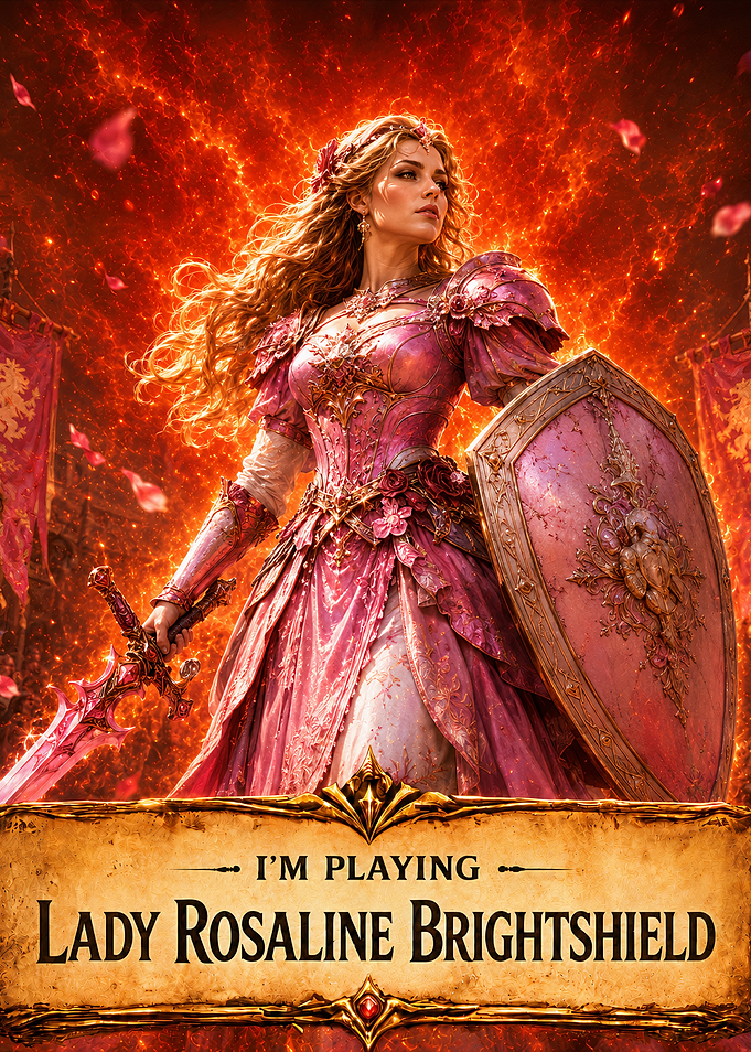 Lady Rosaline Brightshield Fantasy Portrait