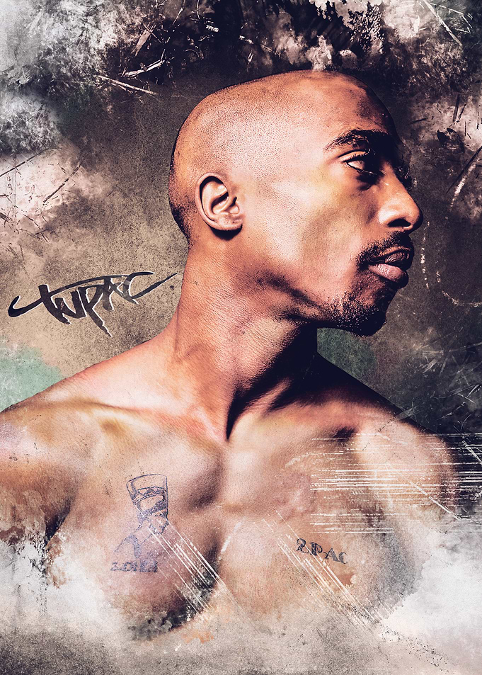 Tupac Shakur Portrait