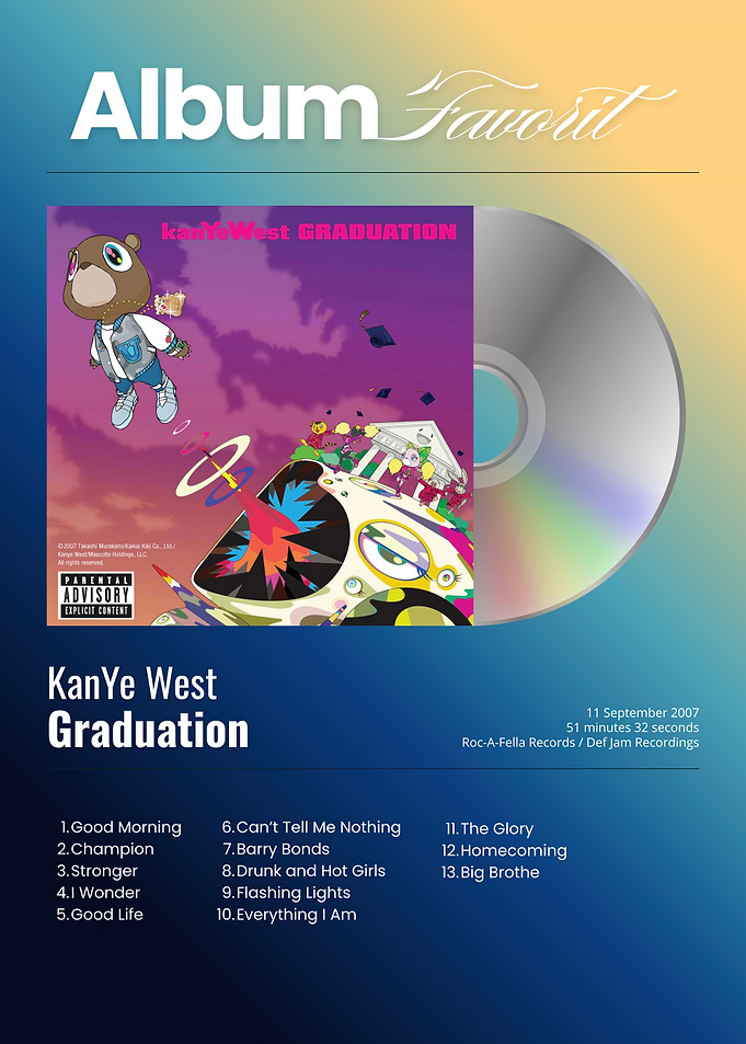 Kanye West Graduation Album Cover