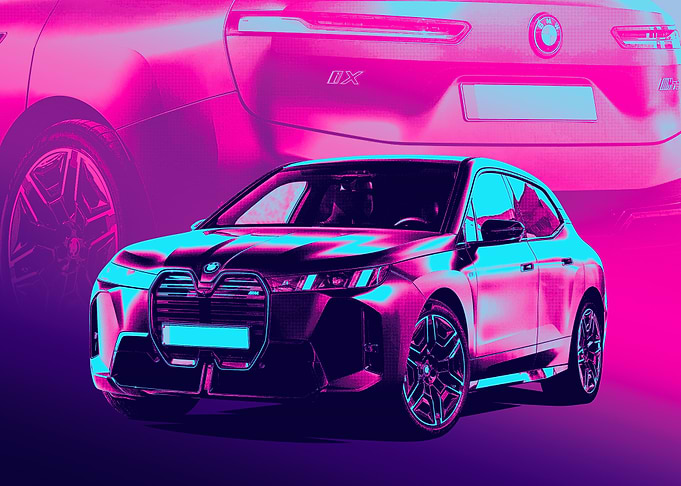 BMW iX M70 Pop Art