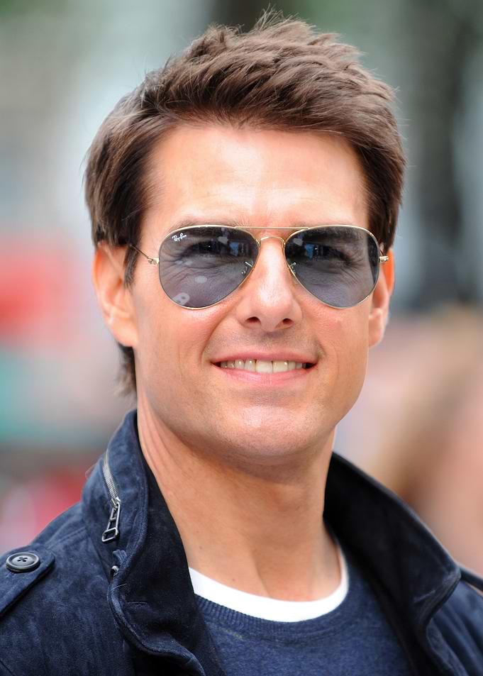 Tom Cruise wearing sunglasses