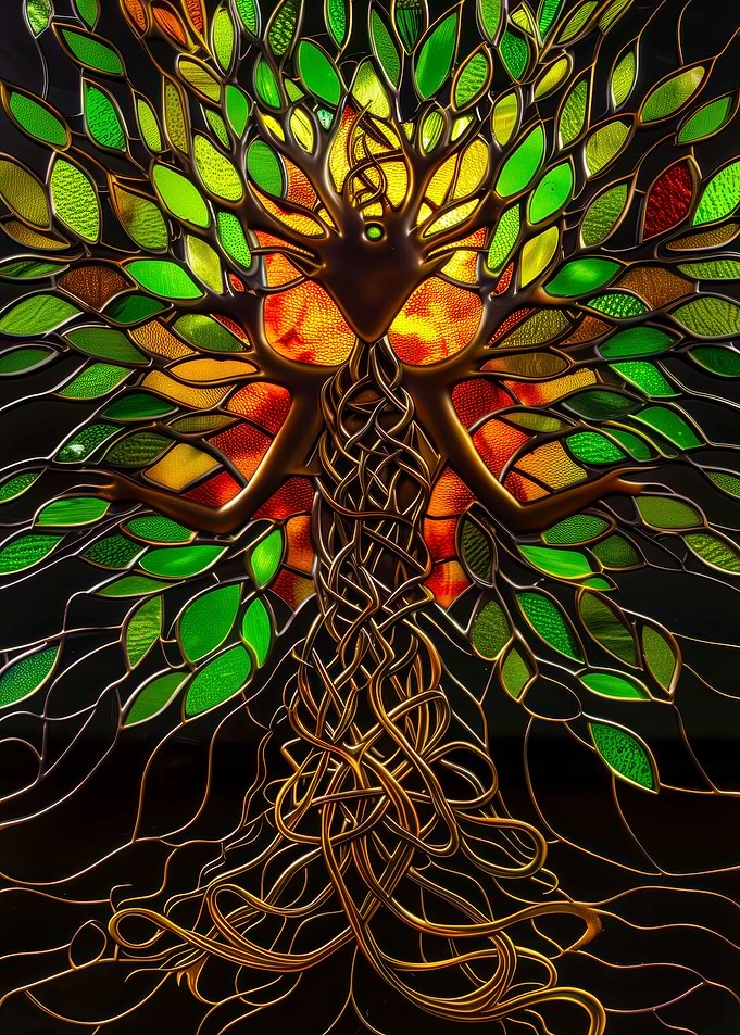 Tree of Life Stained Glass