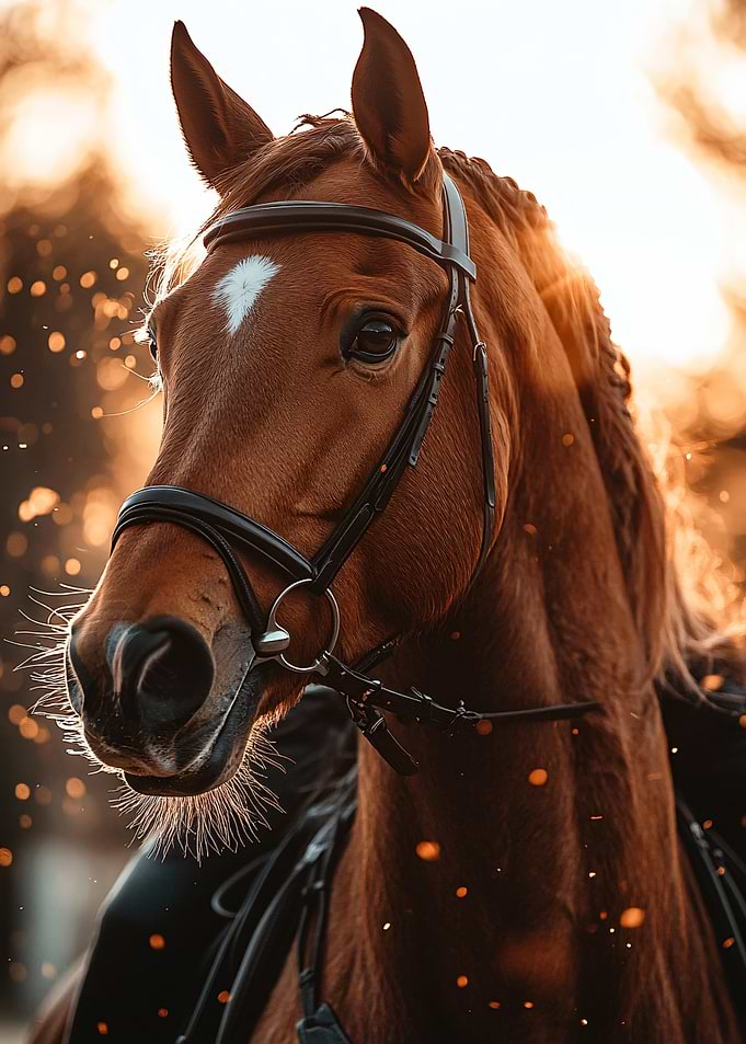 Close-up of a Chestnut Horse