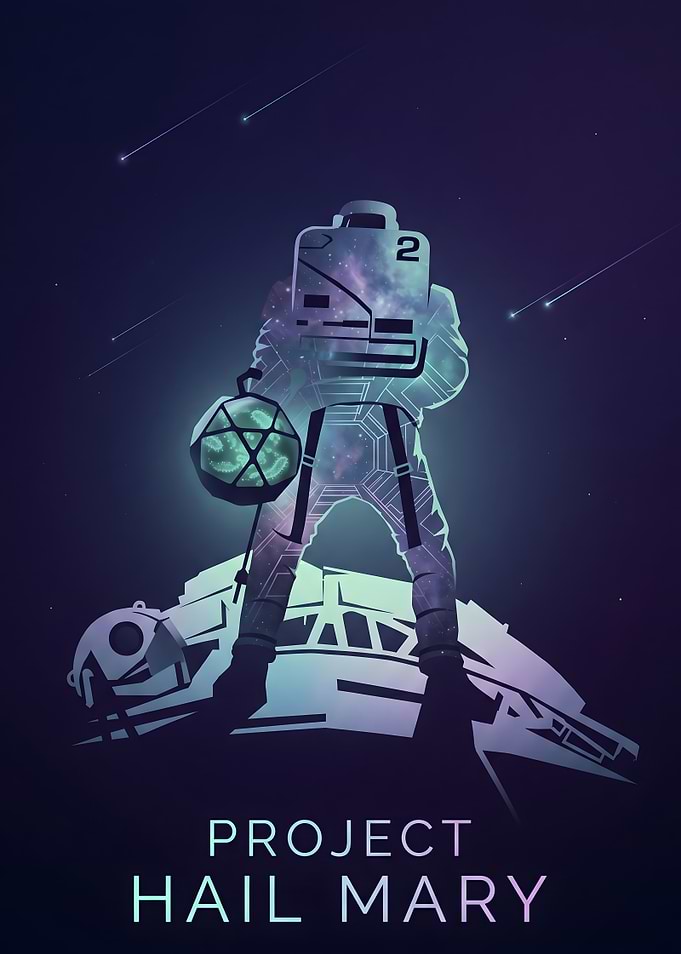 Project Hail Mary Astronaut Poster