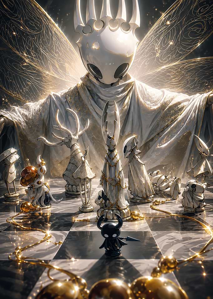 Hollow Knight Chess Poster