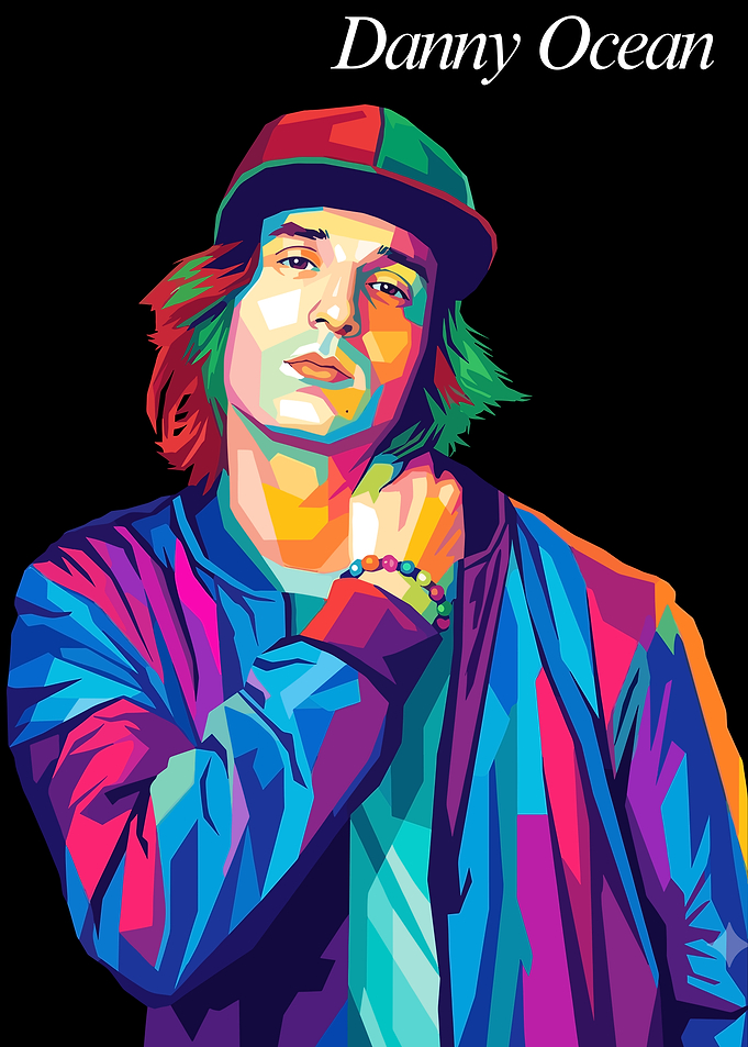 Danny Ocean Pop Art Portrait