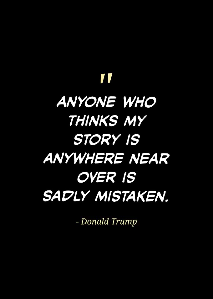 Donald Trump Quote Poster
