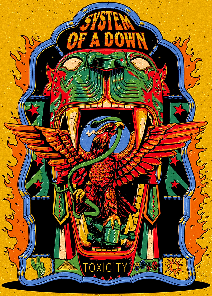 System of a Down Toxicity Art