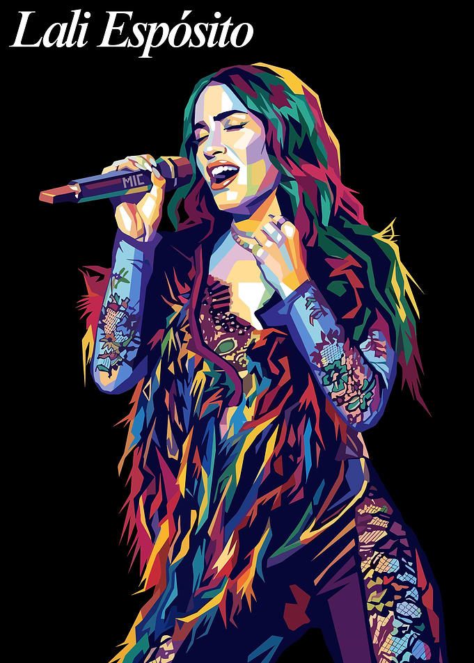 Lali Esposito Pop Art Portrait