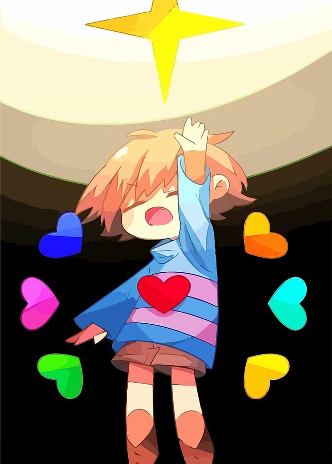 Undertale Frisk Reaching for a Star