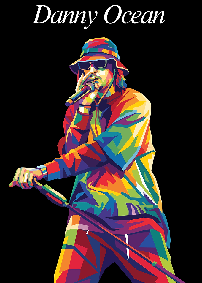 Danny Ocean Pop Art Portrait