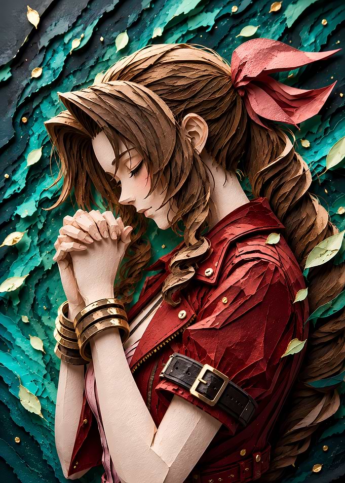 Aerith Gainsborough Praying