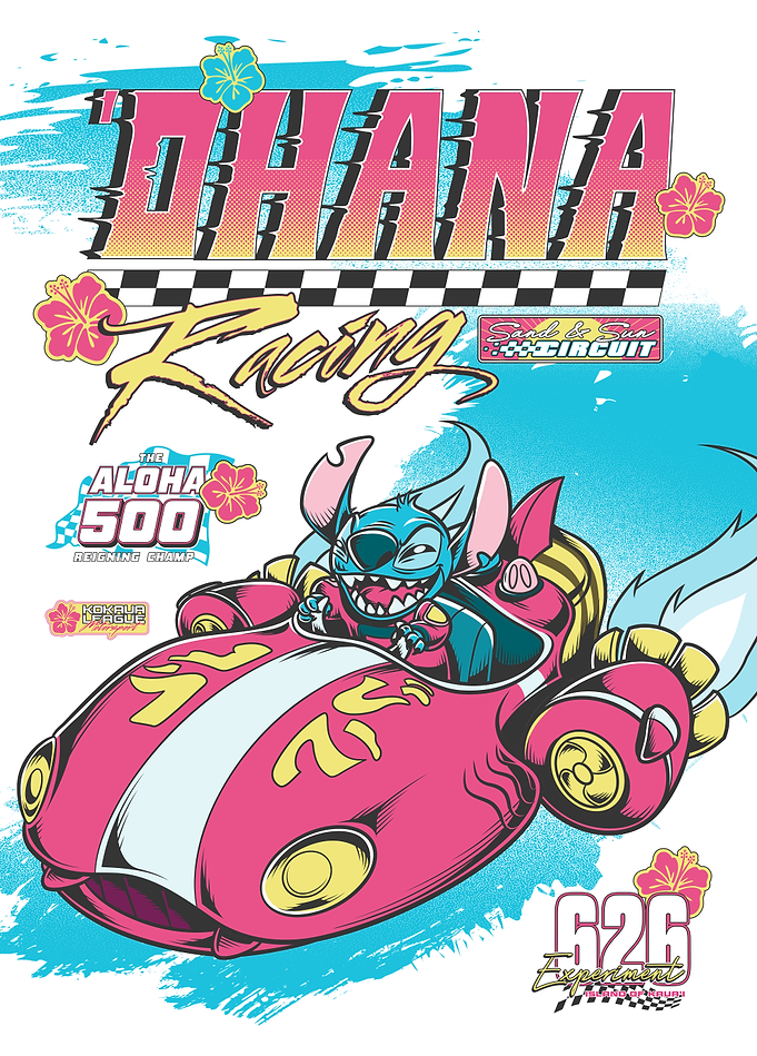 Disney Stitch 'Ohana Racing