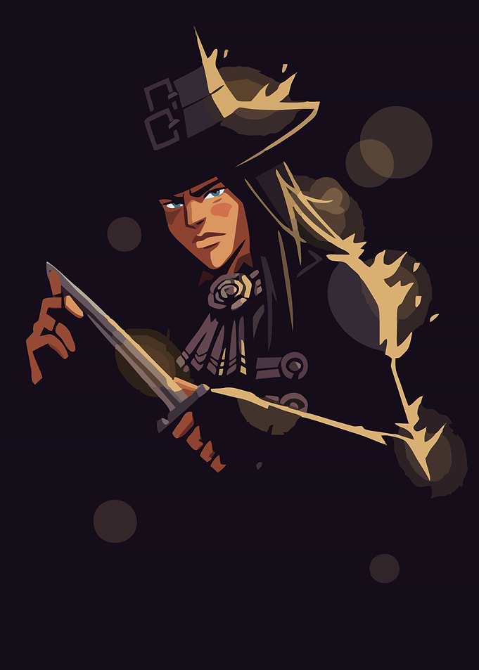 Pirate with a Dagger