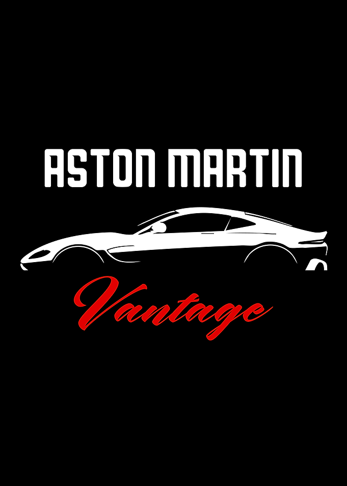 Aston Martin Vantage Car Silhouette