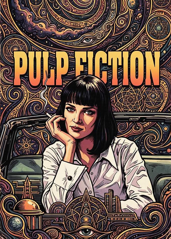 Pulp Fiction Mia Wallace Poster