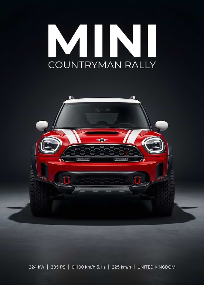 Mini Countryman Rally Car