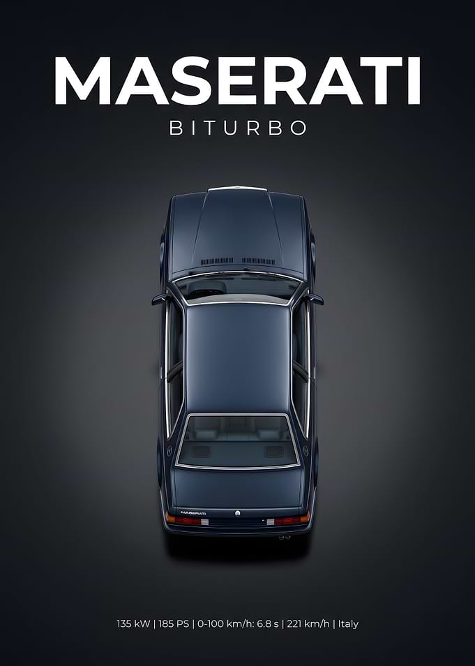Maserati Biturbo Overhead View